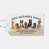 Wasserfarbenrassen Geschenkanhänger (Rückseite Horizontal)