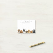 Wasserfarbenrassen Post-it Klebezettel (Auf Schreibtisch)