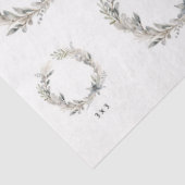 Wasserfarbenreath mit Blume Seidenpapier (Ausschnitt)