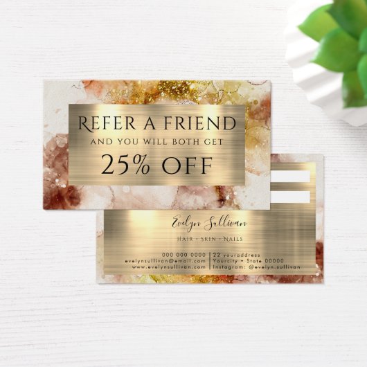 Wasserfarbenreferenz für braunen Glitzer (Schreibtisch)