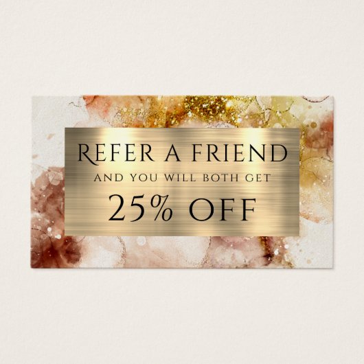 Wasserfarbenreferenz für braunen Glitzer (Vorderseite)