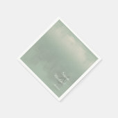 Wasserfarbenreflektionen Hochzeitssage ID774 Serviette (Ecke)