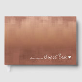 Wasserfarbenreflektionen Hochzeitszange ID774 Gästebuch (Vorderseite)