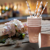 Wasserfarbenreflektionen Hochzeitszange ID774 Pappbecher