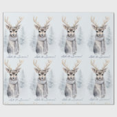 Wasserfarbenreiniger im Wald Geschenkpapier (Flach)