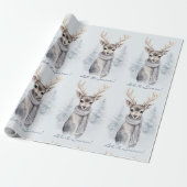 Wasserfarbenreiniger im Wald Geschenkpapier (Ungerollt)