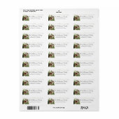 Wasserfarbenreiniger | Weihnachts-Rücksendeadresse (Vorne)