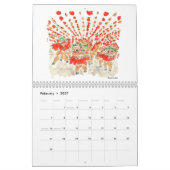 Wasserfarbenreise Kalender (Feb 2027)
