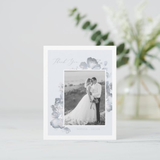 Wasserfarbenromane Dankeskarte (Stehend Vorderseite)