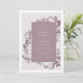 Wasserfarbenromantik Einladung (Stehend Vorderseite)