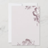 Wasserfarbenromantik Einladung (Rückseite)