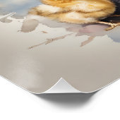 Wasserfarbenroster mit Chips Nr. 4 Poster (Ecke)