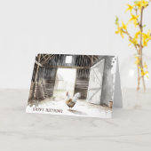 Wasserfarbenroster zum Geburtstag Karte (Gelbe Blume)