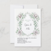 Wasserfarbensaal Blumenzwiebelfest Einladung (Vorderseite)