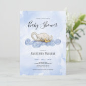 Wasserfarbensammlung Swan Einladung (Stehend Vorderseite)