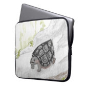 Wasserfarbenschildkröten Natur Wald Laptopschutzhülle (Vorderseite Links)