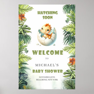 Wasserfarbenschlüpfen bald Kindergastzeichen Poster