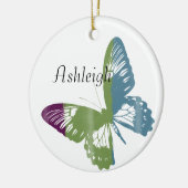 Wasserfarbenschmetterling Keramikornament (Links)