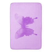 Wasserfarbenschmetterling - Lavendel und Violett Badematte (Vorderseite Vertikal)