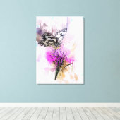 Wasserfarbenschmetterling Leinwanddruck (Insitu (Holzboden))