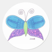 Wasserfarbenschmetterling