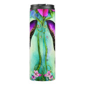 Wasserfarbenschmetterling Selbst Liebe mit Individ Thermosbecher (Rückseite)