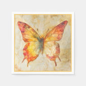 Wasserfarbenschmetterling Serviette (Vorderseite)
