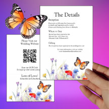 Wasserfarbenschmetterling und Wildblumen - Details