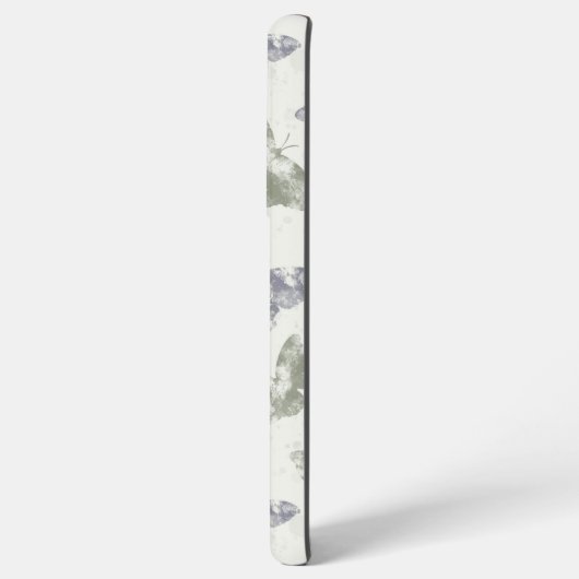 Wasserfarbenschmetterlinge in Mauve & Sage Samsung Galaxy Hülle (Linke Seite)
