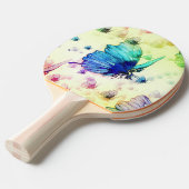 Wasserfarbenschmetterlinge Ping Pong Paddle Tischtennis Schläger (Vorderseite)