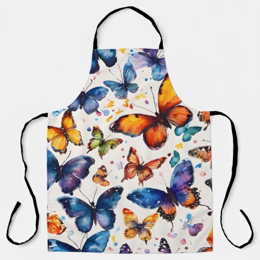 Wasserfarbenschmetterlinge Schürze (Vorderseite)
