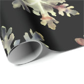 Wasserfarbenschneeflocken, magische Farben Geschenkpapier (Rolleneckpunkt)