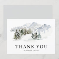 Wasserfarbenschneewald Winterhochzeit im Wald