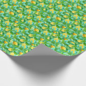 Wasserfarbenschule Fresh Lemons Geschenkpapier (Ecke)