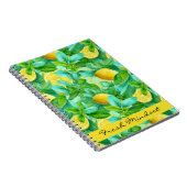 Wasserfarbenschule Fresh Lemons Notizblock (Rechte Seite)
