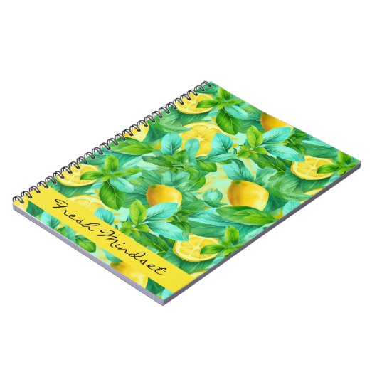 Wasserfarbenschule Fresh Lemons Notizblock (Linke Seite)