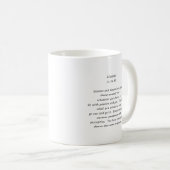 Wasserfarbenscorpio Astrologie Zodiac | Monogramm Kaffeetasse (VorderseiteRechts)