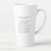 Wasserfarbenscorpio Astrologie Zodiac | Monogramm Milchtasse (Rechts)