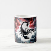 Wasserfarbenscorpio Kaffeetasse (Mittel)