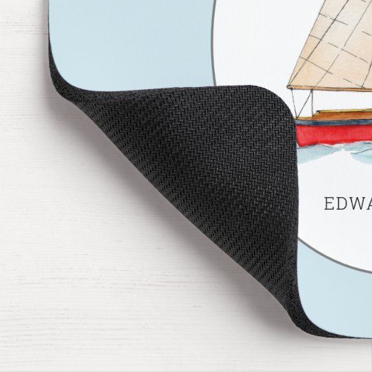 Wasserfarbensegler Mousepad (Ecke)