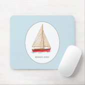 Wasserfarbensegler Mousepad (Mit Mouse)