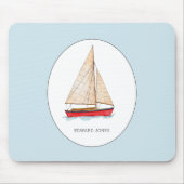 Wasserfarbensegler Mousepad (Vorne)