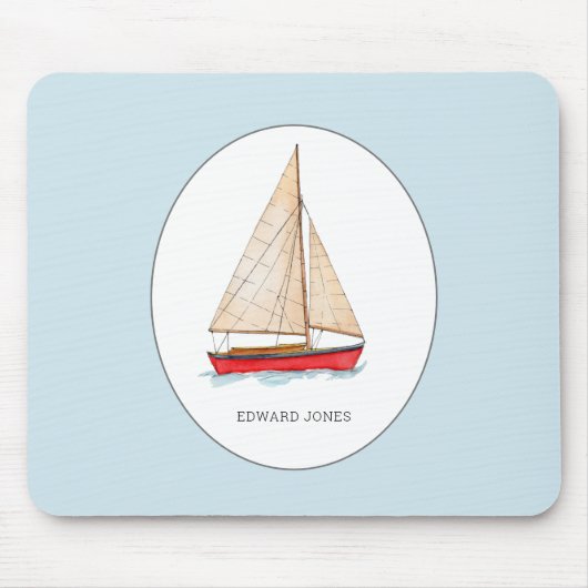 Wasserfarbensegler Mousepad (Vorne)