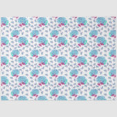 Wasserfarbenserie Hydrangea 6 Seidenpapier (Vorderseite)