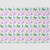 Wasserfarbenserie Hydrangea Design 5 Seidenpapier (Vorderseite)
