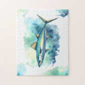 Wasserfarbenserie: Mackerel Puzzle (Vertikal)