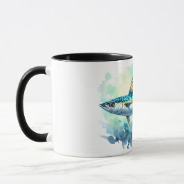 Wasserfarbenserie: Mackerel Tasse