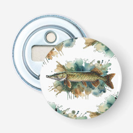 Wasserfarbenserie: Pike Flaschenöffner