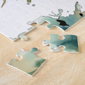 Wasserfarbenserie: Pike Puzzle (Seite)