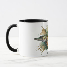 Wasserfarbenserie: Pike Tasse